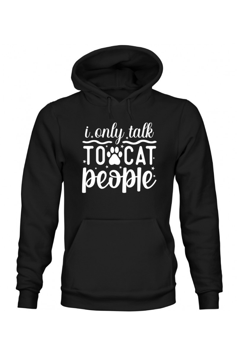 Bluza Męska z Kapturem I Only Talk To Cat People