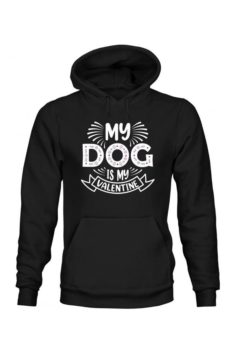 Bluza Męska z Kapturem My Dog Is My Valentine