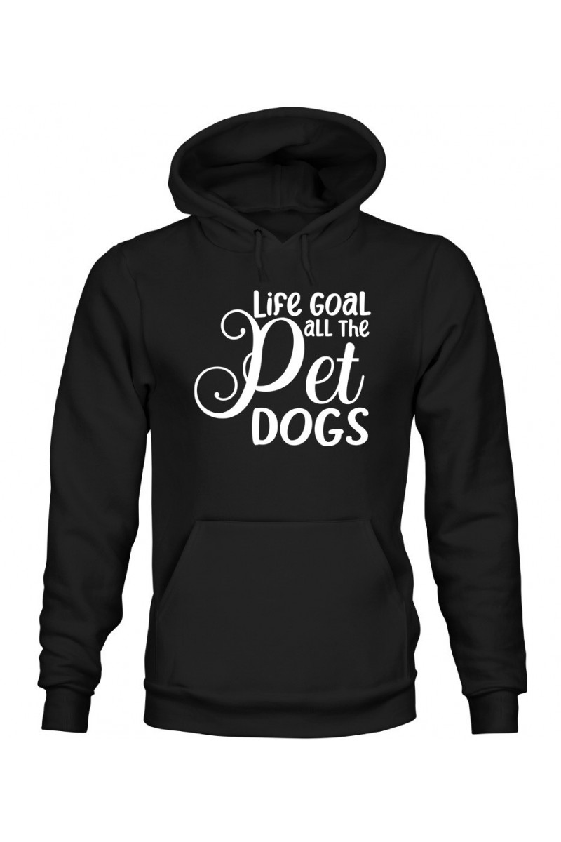 Bluza Męska z Kapturem Life Goal Pet All The Dogs