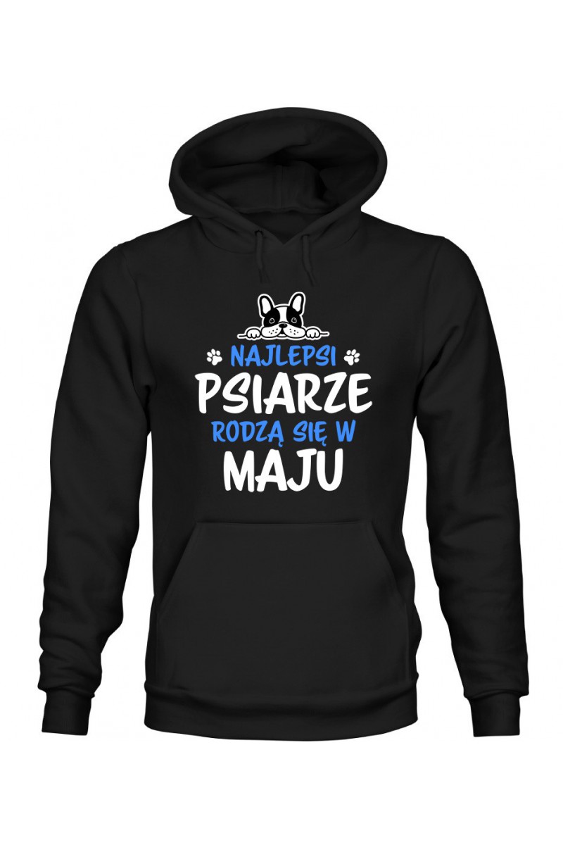 Bluza Męska z Kapturem Najlepsi Psiarze Rodzą Się W Maju