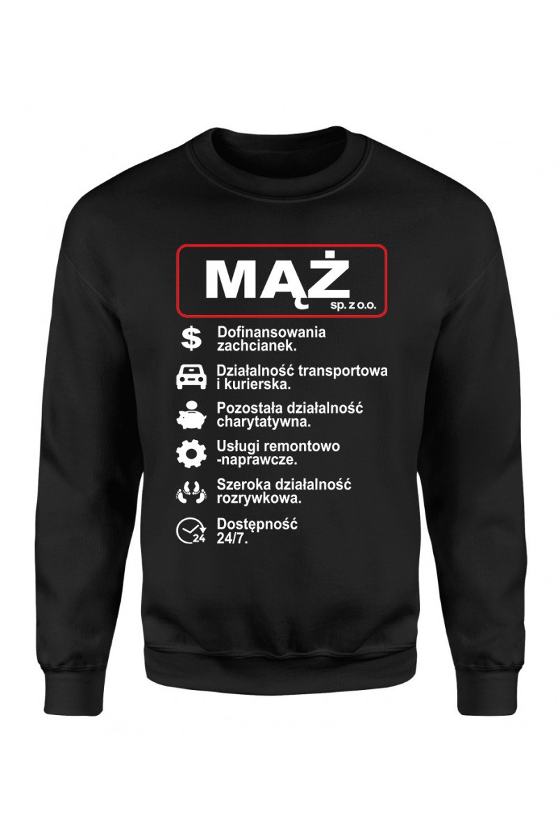 Bluza Męska Klasyczna MĄŻ SP. Z.O.O.