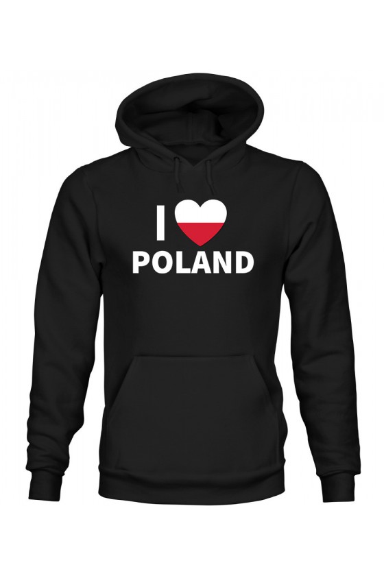 Bluza Męska z Kapturem I Love Poland