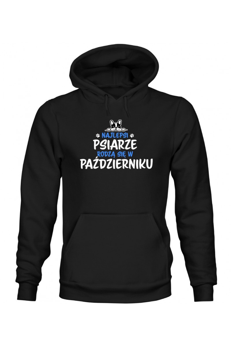 Bluza Damska z Kapturem Najlepsi Psiarze Rodzą Się W Październiku Bluza Damska z Kapturem Najlepsi Psiarze Rodzą Się W Październiku