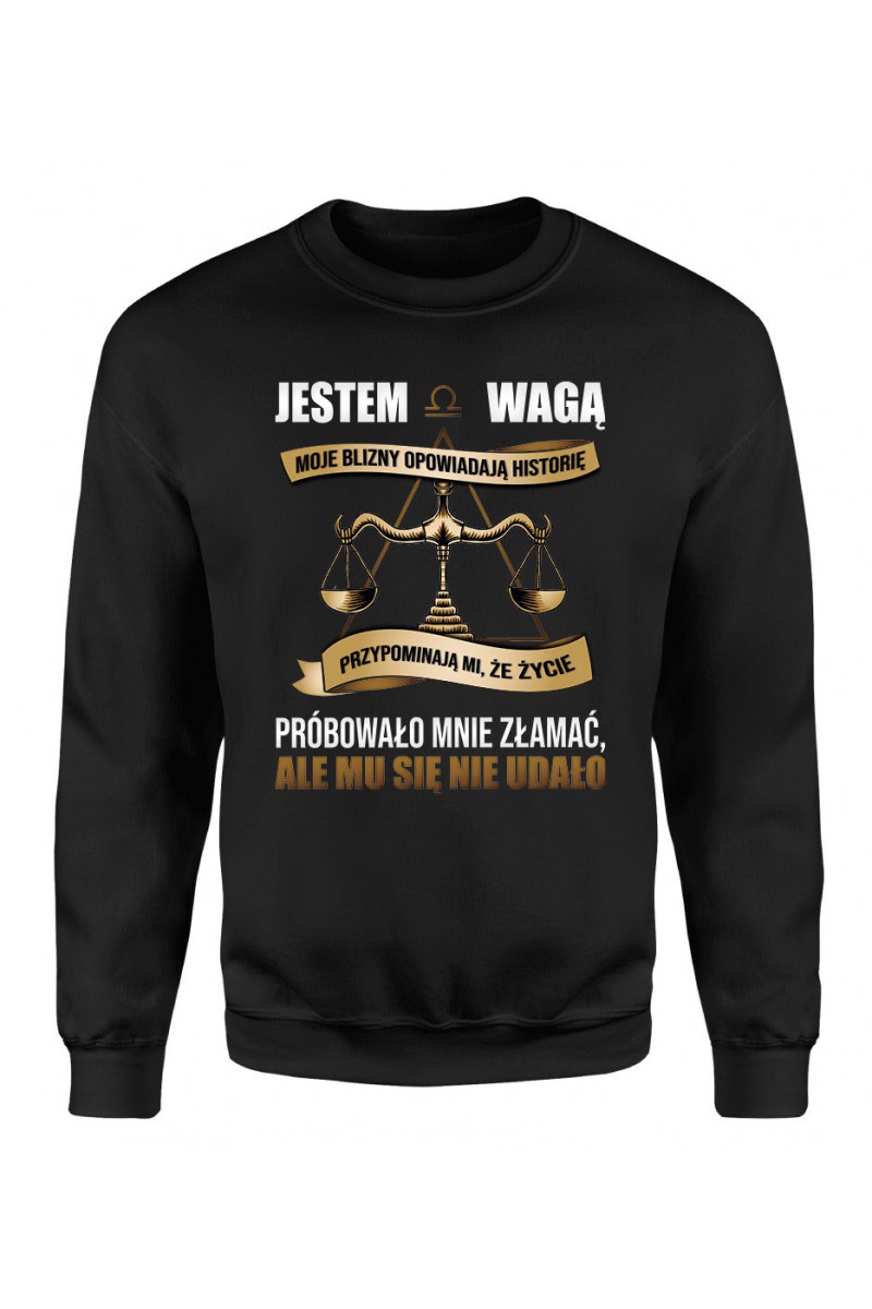 Bluza Męska Klasyczna Jestem Wagą Bluza Męska Klasyczna Jestem Wagą