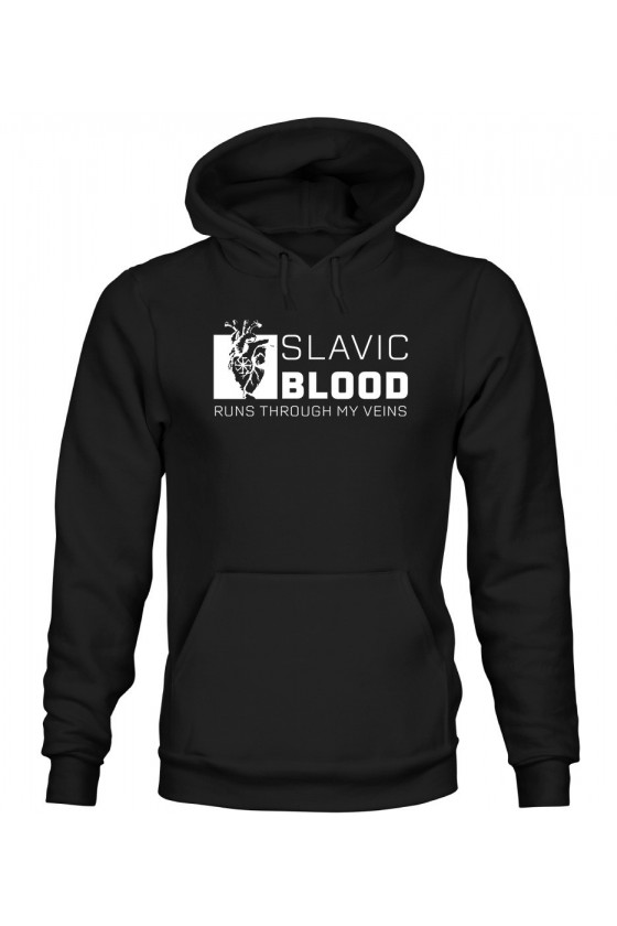 Bluza Damska z Kapturem Slavic Blood Runs Through My Veins