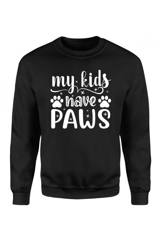 Bluza Męska Klasyczna My Kids Have Paws