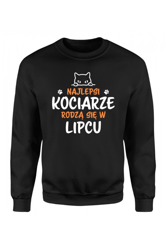 Bluza Męska Klasyczna Najlepsi Kociarze Rodzą Się W Lipcu