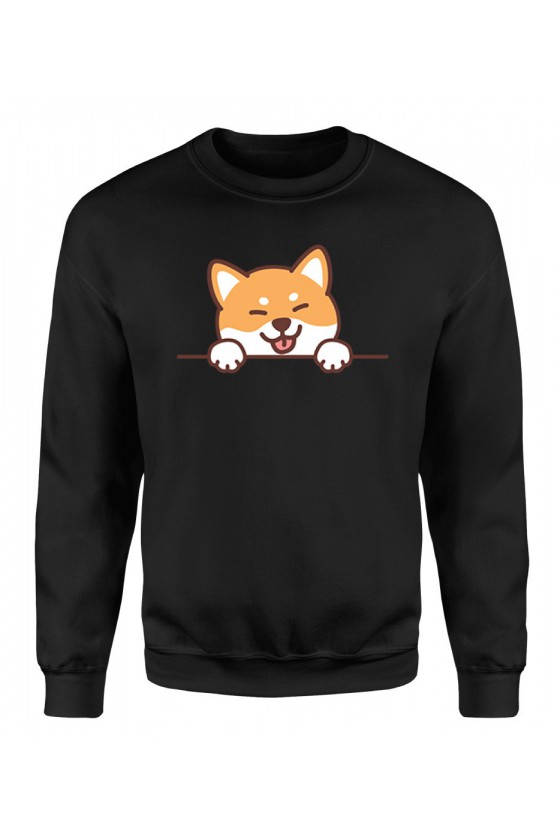 Bluza Męska Klasyczna Szczęśliwy Shiba II