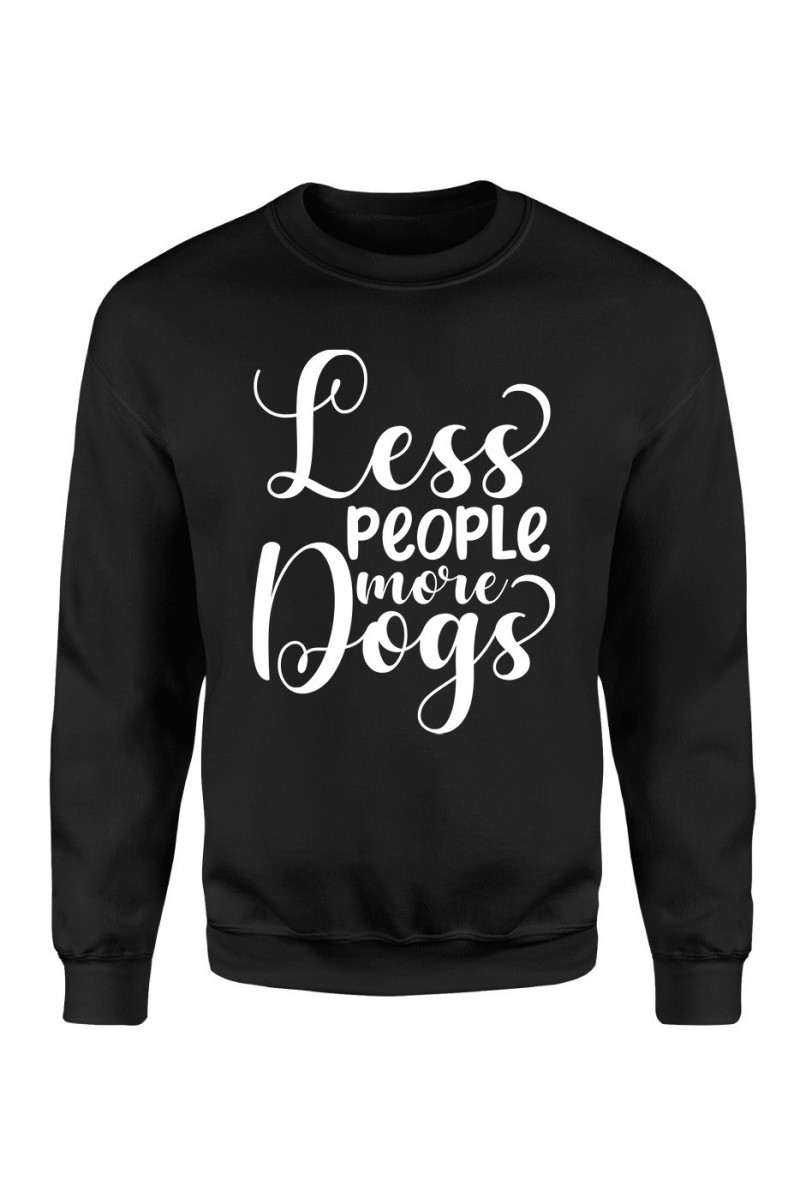 Bluza Męska Klasyczna Less People More Dogs