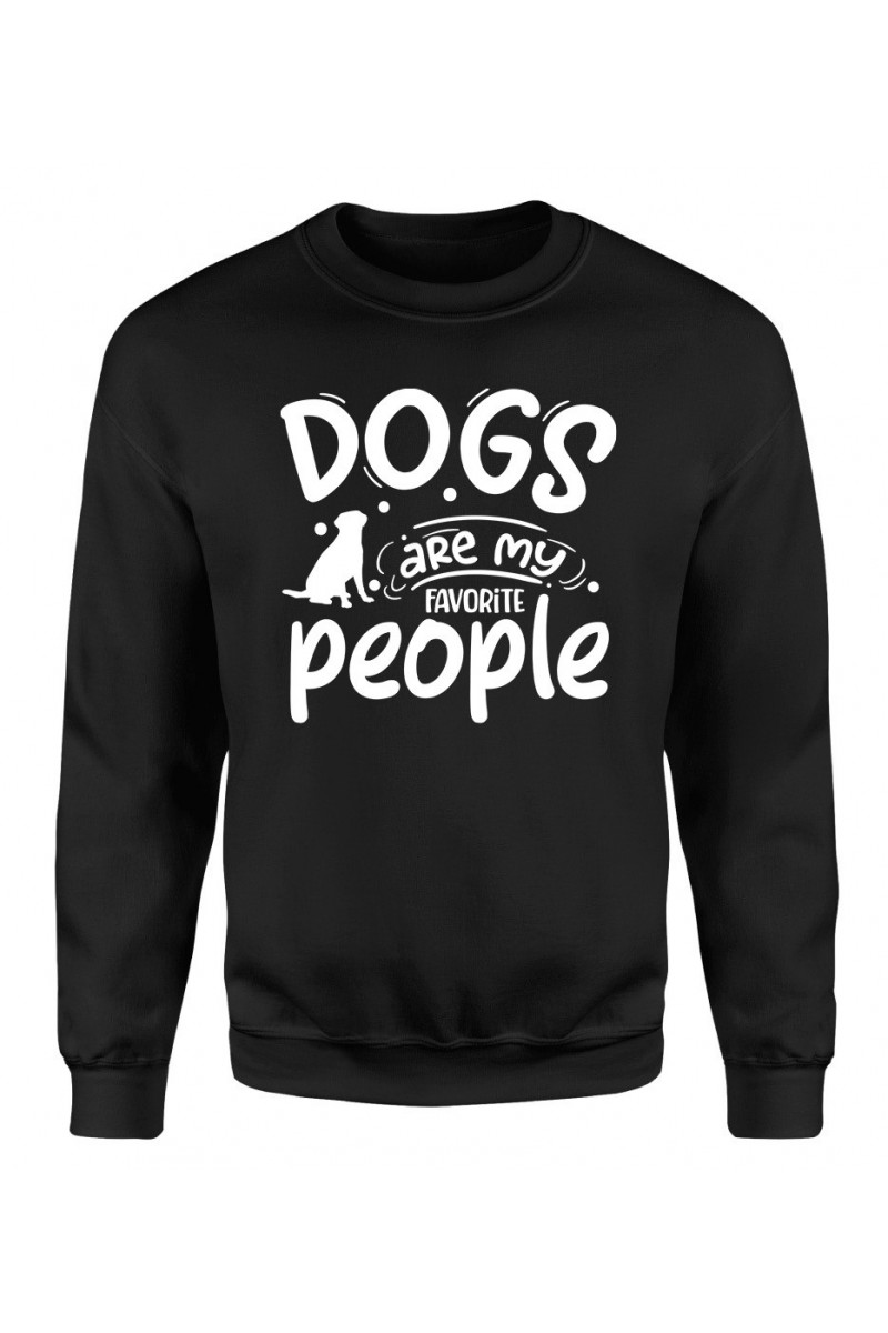 Bluza Męska Klasyczna Dogs Are My Favorite People