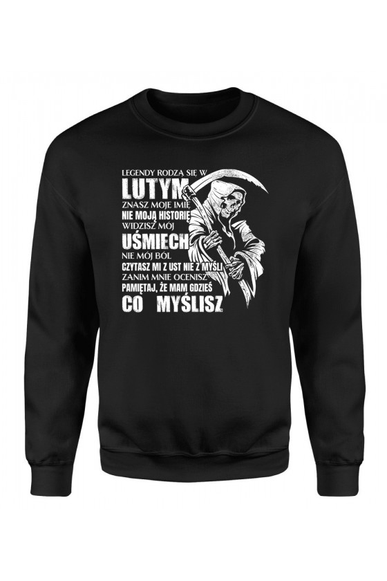 Bluza Męska Klasyczna Legendy Rodzą Się W Lutym III