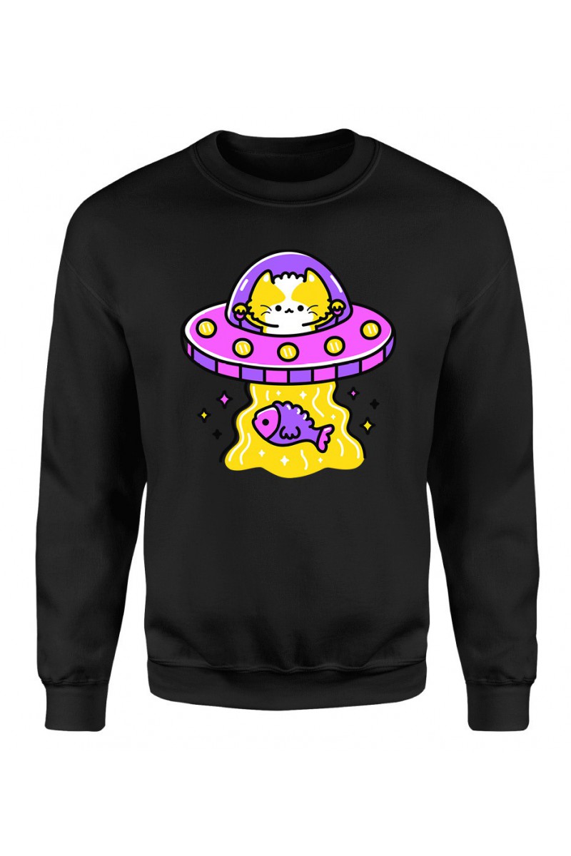 Bluza Damska Klasyczna Ufo Cat