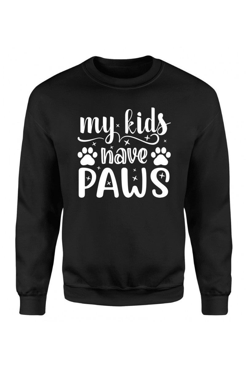 Bluza Damska Klasyczna My Kids Have Paws