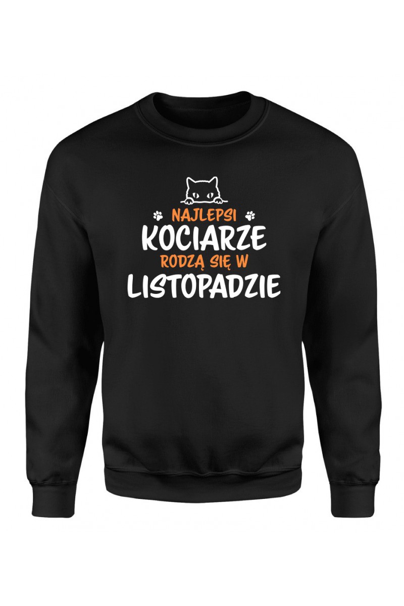 Bluza Damska Klasyczna Najlepsi Kociarze Rodzą Się W Listopadzie Bluza Damska Klasyczna Najlepsi Kociarze Rodzą Się W Listopadzie