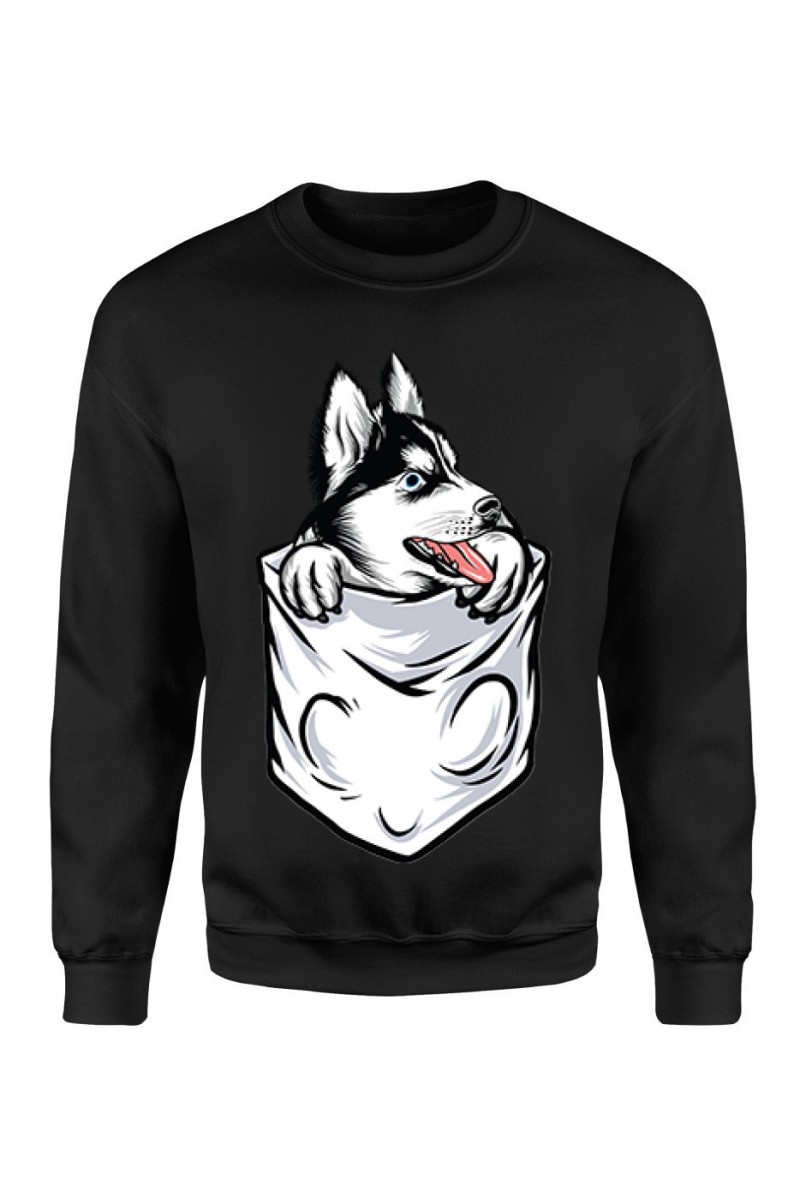 Bluza Damska Klasyczna Kieszonkowy Husky Bluza Damska Klasyczna Kieszonkowy Husky