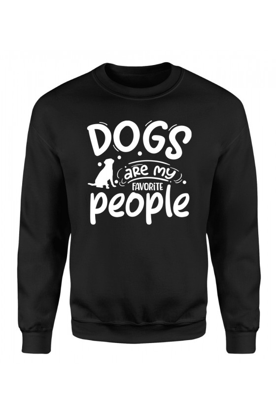 Bluza Damska Klasyczna Dogs Are My Favorite People