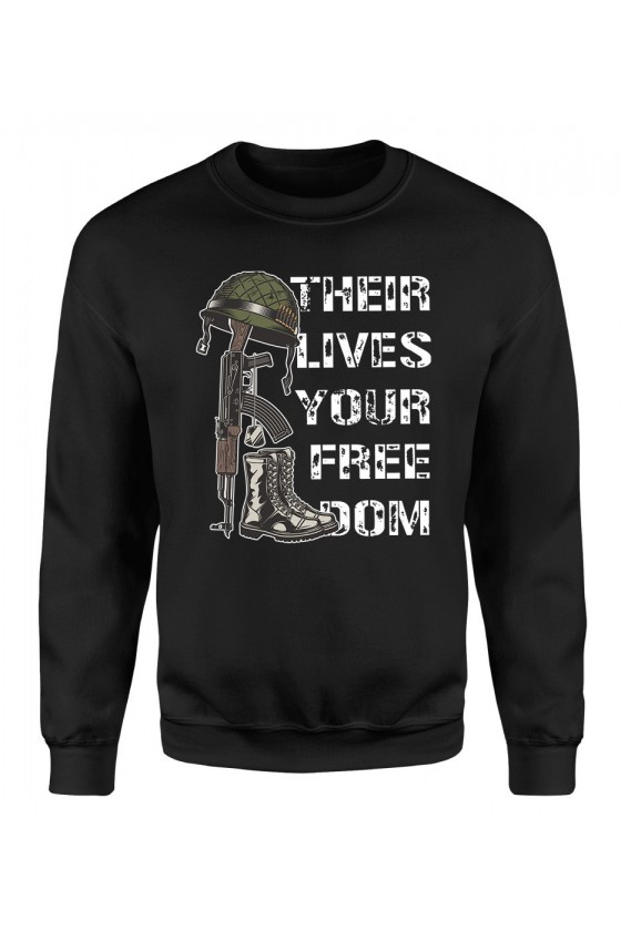 Bluza Damska Klasyczna Their Lives Your Freedom