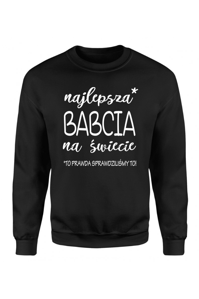 Bluza Damska Klasyczna Najlepsza Babcia Na Świecie