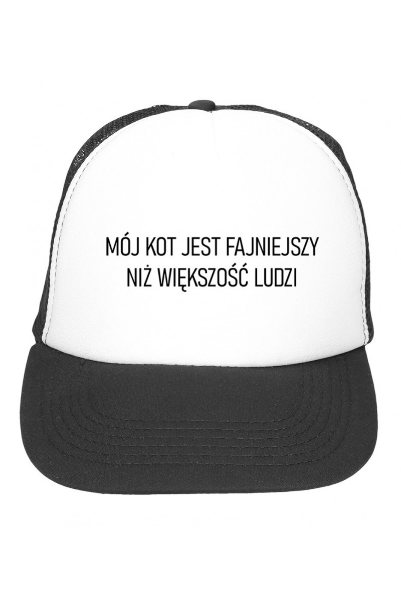 Czapka z daszkiem Mój Kot Jest Fajniejszy Niż Większość Ludzi