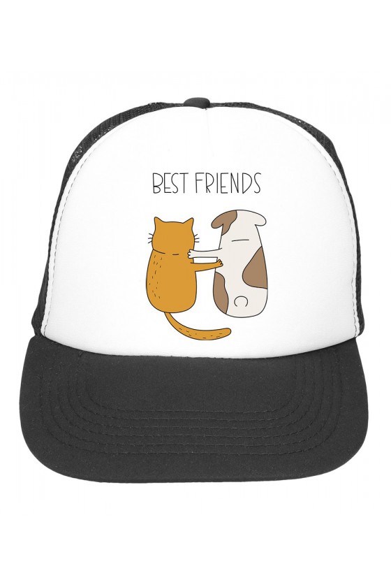 Czapka z daszkiem Best Friends Kot I Pies