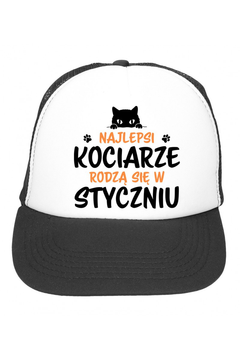 Czapka z daszkiem Najlepsi Kociarze Rodzą Się W Styczniu