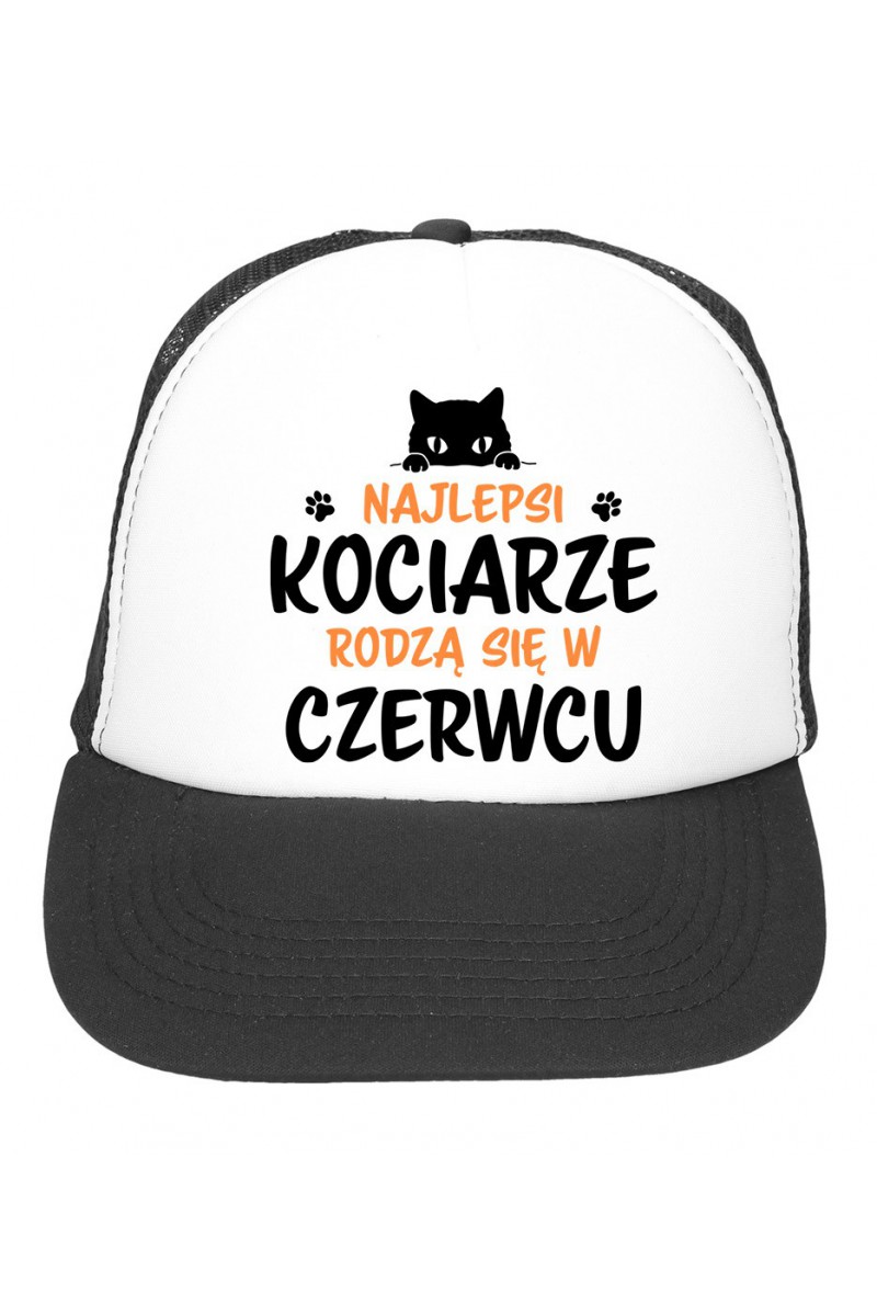 Czapka z daszkiem Najlepsi Kociarze Rodzą Się W Czerwcu