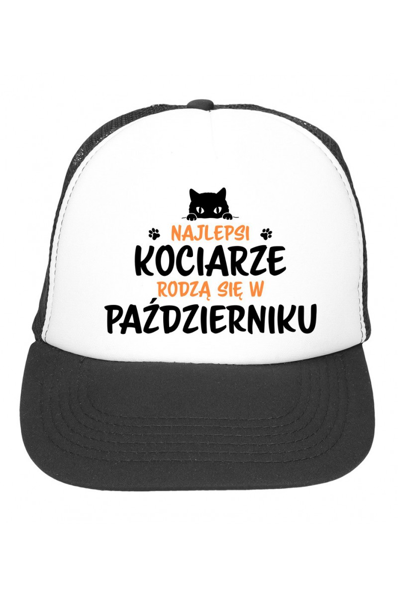 Czapka z daszkiem Najlepsi Kociarze Rodzą Się W Październiku