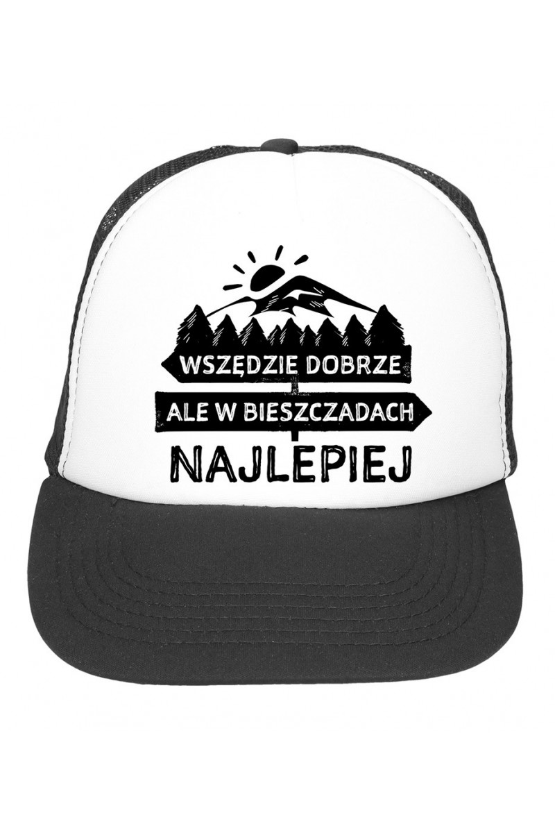 Czapka z daszkiem Wszędzie Dobrze Ale W Bieszczadach Najlepiej