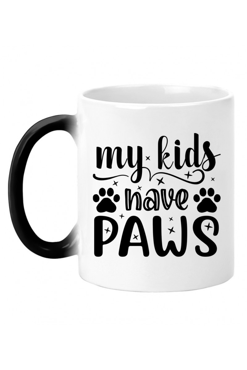 Kubek Magiczny My Kids Have Paws