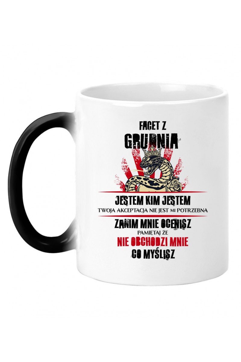 Kubek Magiczny Facet Z Grudnia Jestem Kim Jestem