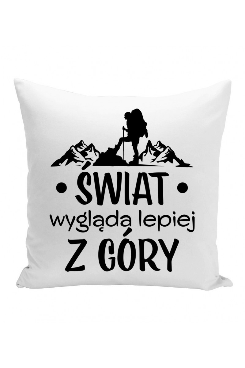 Poduszka Świat Wygląda Lepiej z Góry