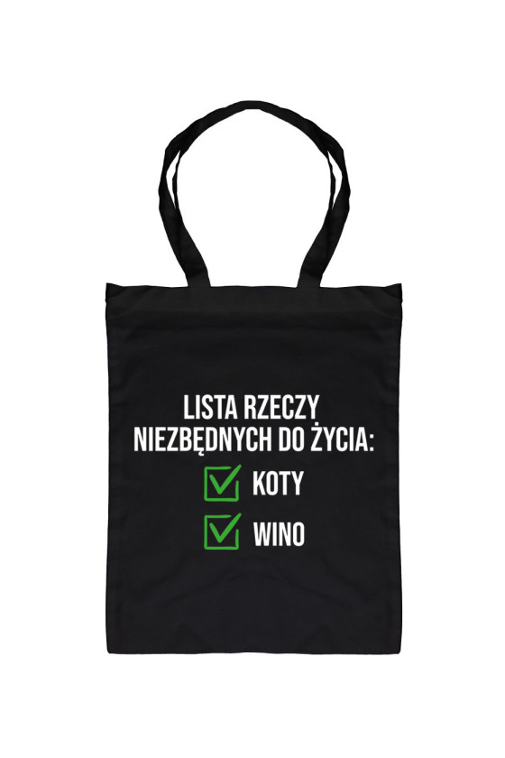 Torba Lista Rzeczy Niezbędnych Do Życia