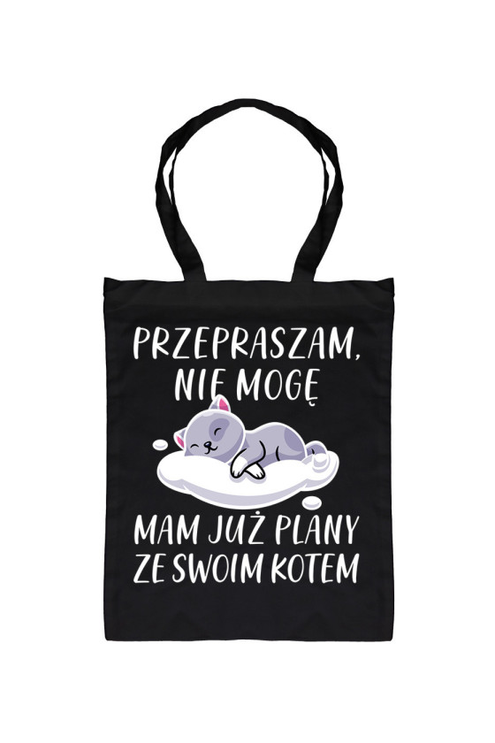 Torba Przepraszam Nie Mogę Mam Już Plany Ze Swoim Kotem