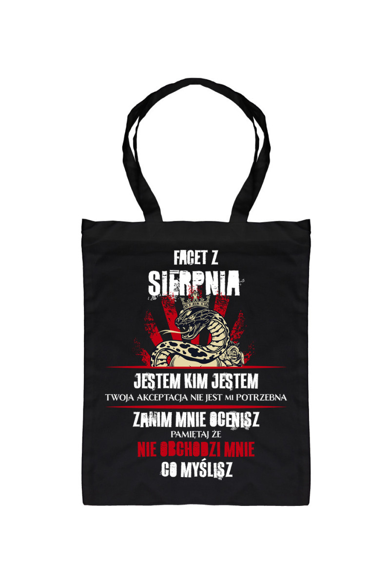 Torba Facet Z Sierpnia Jestem Kim Jestem Torba Facet Z Sierpnia Jestem Kim Jestem