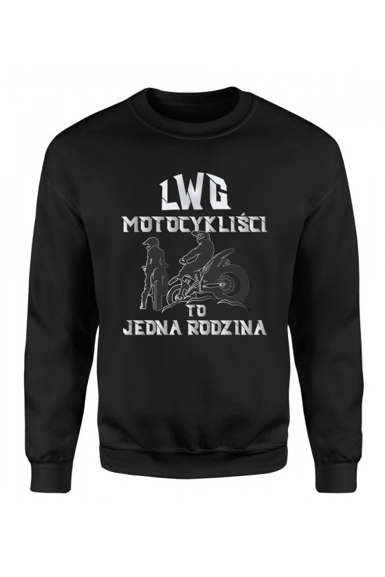 Bluza Damska Klasyczna LWG Motocykliści To Jedna Rodzina