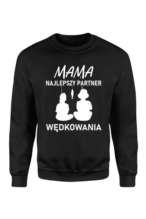 Bluza Damska Klasyczna Mama, Najlepszy Partner Wędkowania