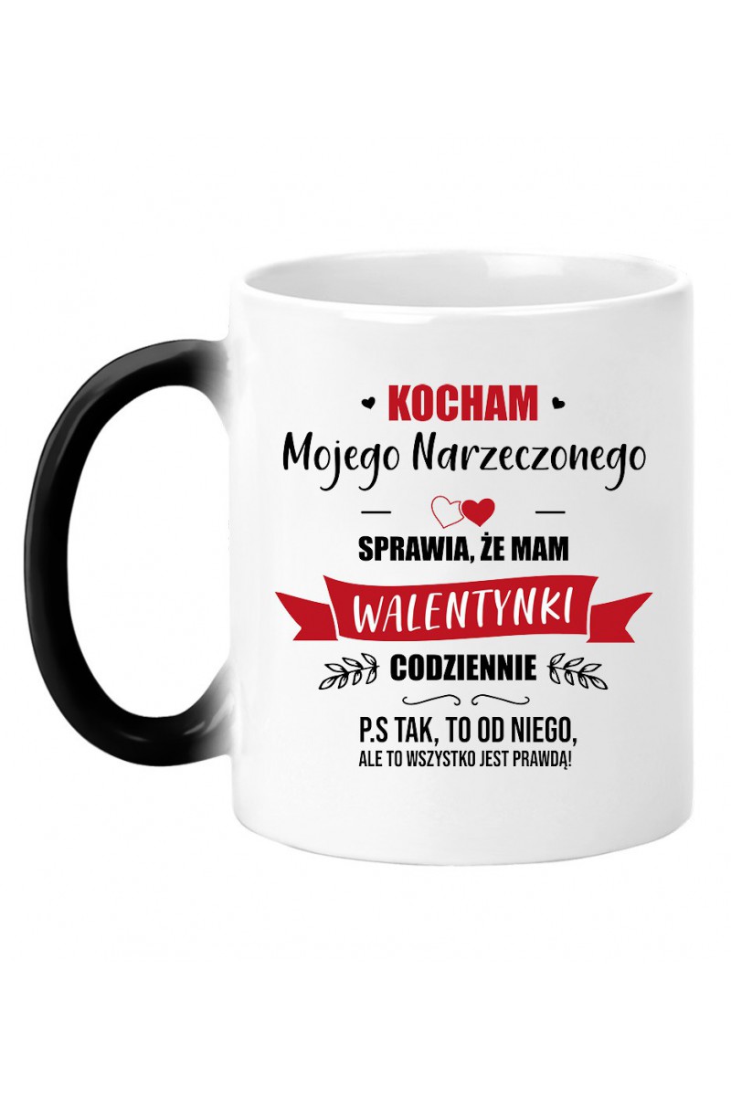 Kubek Magiczny Kocham Mojego Narzeczonego