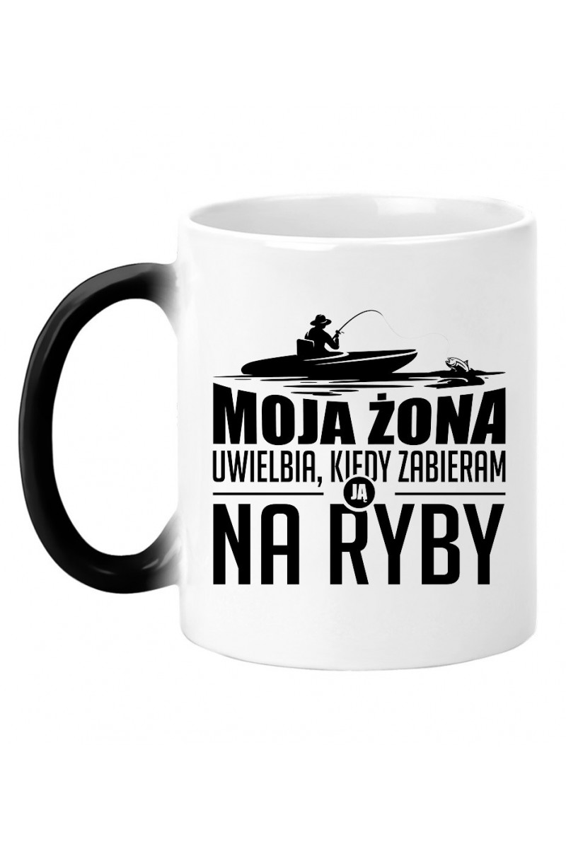 Kubek Magiczny Moja Żona Uwielbia, Kiedy Zabieram Ją Na Ryby