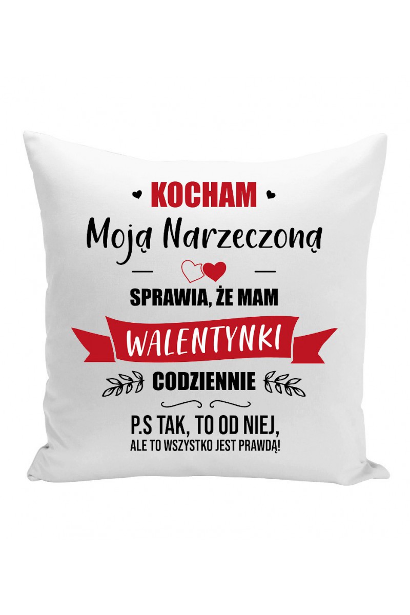 Poduszka Kocham Moją Narzeczoną
