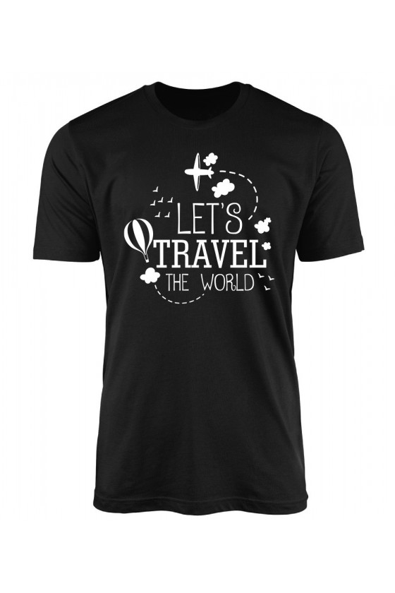 Koszulka Męska Let's Travel The World