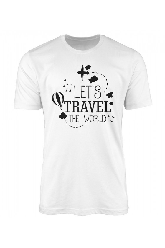 Koszulka Męska Let's Travel The World