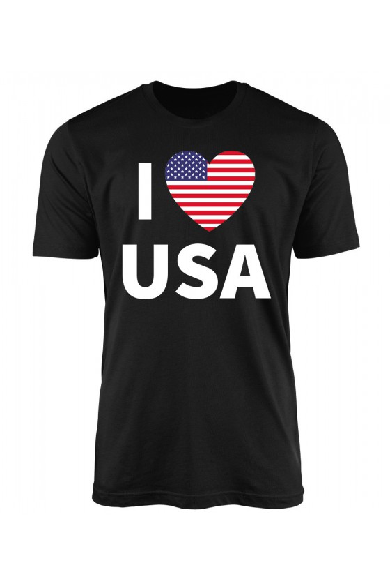 Koszulka Męska I Love USA