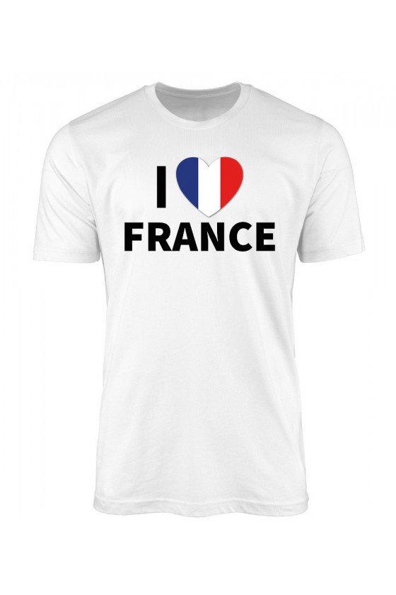 Koszulka Męska I Love France