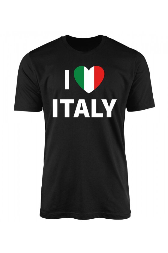 Koszulka Męska I Love Italy