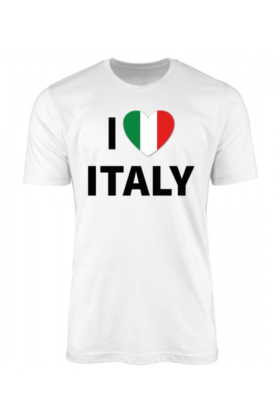 Koszulka Męska I Love Italy