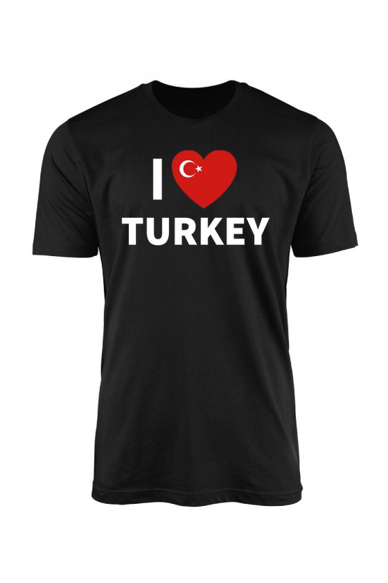 Koszulka Męska I Love Turkey