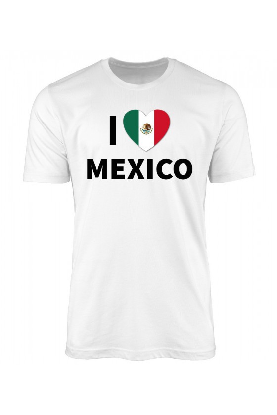 Koszulka Męska I Love Mexico