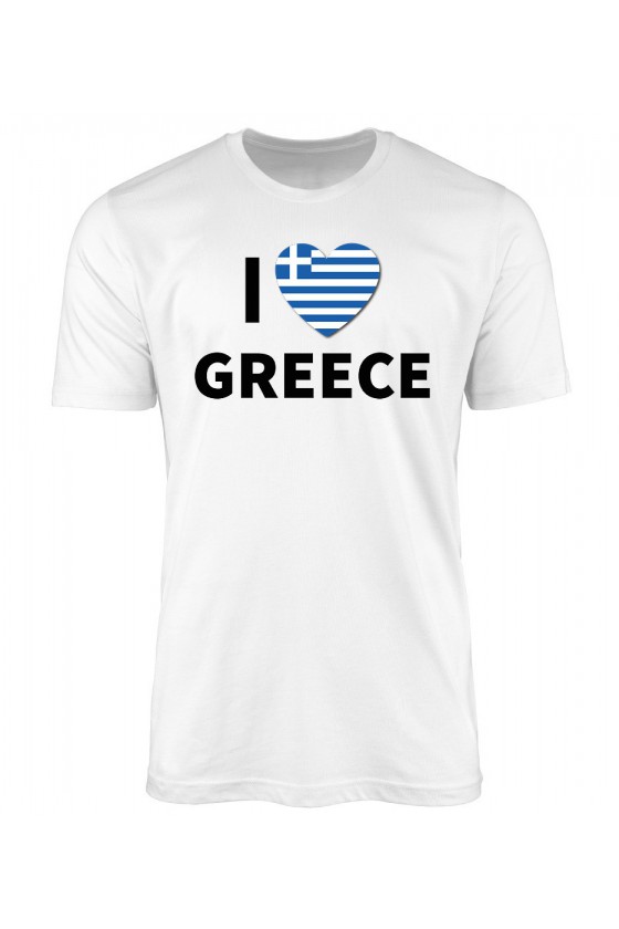 Koszulka Męska I Love Greece