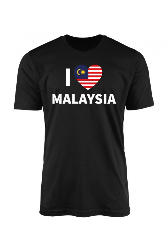 Koszulka Męska I Love Malaysia