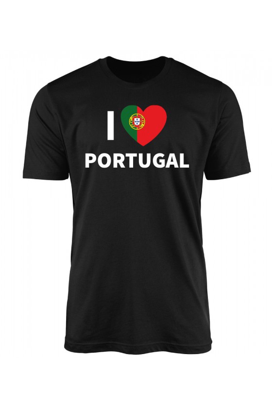 Koszulka Męska I Love Portugal
